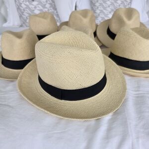 Halogen Cream Fedora with Black Band